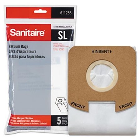 ELECTROLUX Electrolux Sanitaire 61125B10 Disposable Bags for Sanitaire Multi-Pro 2 Motor Lightweight Upright Vacuum - 5 per Pack 61125B10